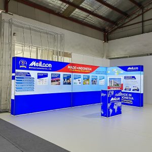 20 Ft Trade Show Booth Model 10-L Shaped