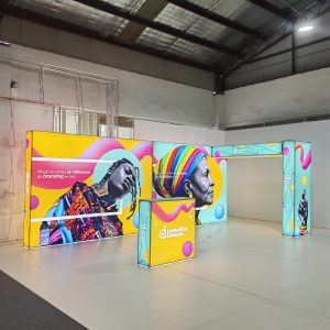 20 Ft Trade Show Booth Model 6 Arch Setting