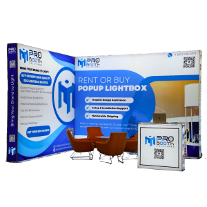 10 Ft Trade Show Booth Model 3 Standard